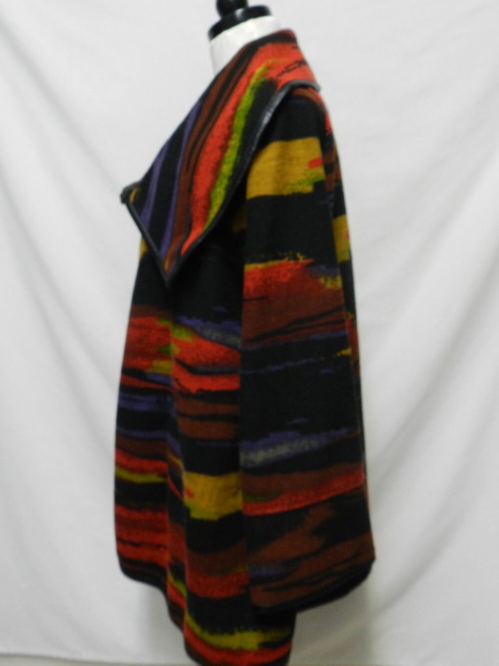 Ali Miles Southwestern Aztec Blanket Sweater Cover UP Jacket Size Large Size 1X - Picture 5 of 10